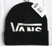 Genuine VANS Black Cuff LOGO BEANIE OSFA Unisex Off The Wall V110