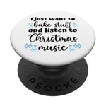 Amateurs de pâtisserie de Noël et films de Noël PopSockets PopGrip Adhésif