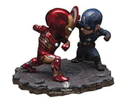 Beast Kingdom Toys Captain America Civil War Egg Attack Statue 2-Pack Iron Man vs. Captain America 20 cm