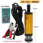 12V 38mm box D Pompe de transfert Submersible 12V DC, Diesel, carburant, eau, huile, voiture, Camping, pêche ""Nipseyteko