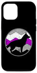 Coque pour iPhone 12/12 Pro Drapeau asexué LGBT vintage LGBTQ Ace Asexuality Gay Pride