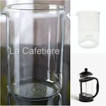 La Cafetiere  Genuine Replacement Glass Beaker For 8 Cup Size 1 Litre