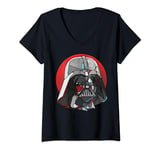 Star Wars Darth Vader Stained Glass Helmet V-Neck T-Shirt