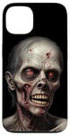 Coque pour iPhone 13 Zombie horreur costume Halloween sanglant effrayant