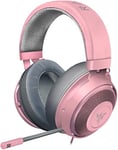 Razer Kraken - Casque Gaming Filaire Multiplateforme (Haut-parleurs de 50 mm, Microphone Rétractable Unidirectionnel, Câble de 3.5mm avec Commandes) Rose Quartz