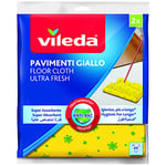 Vileda - Tissu de Sol, Jaune, Microfibre - 2 pièces