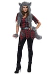 She-Wolf Werewolf Horror Monster Big Bad Wolf Halloween Adult Womens Costume S