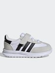 adidas Sportswear Infant Run 70s 2.0 Trainers - White/black, White/Black, Size 3 Younger