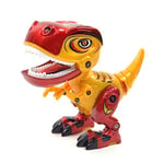Kögler 90703 – Robot Dino, Figurine d'action avec Sons Dinosaures et Yeux Brillants, env. 12,5 x 6,5 x 11 cm - Assortiment de 3 Couleurs pour Les garçons à partir de 3 Ans