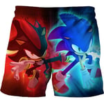 Barn Pojkar 3D Sonic the Hedgehog Badshorts Shorts Sommar Strandbyxor Present C C 120cm