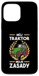 Coque pour iPhone 13 Pro Max Farmers My Tractor My Rules Mój Traktor Mon Zasady Tractor