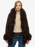 Superdry Faux Fur Lined Afghan Coat