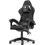 Fauteuil Gamer - Rattantree Chaise Gaming Ergonomique - Siège Gamer avec appui-tête et oreiller lombaires - Inclinable 90 °-155 °