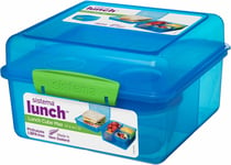 Sistema TO GO 2L Bento Lunch Box Cube Max - Food Container with Dividers & Yoghu