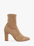 Dune Optilly Suede Block Heel Sock Boots