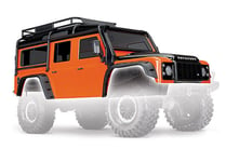 Traxxas TRX8011A à Carreaux, Land Rover Defender, Adventure-Edition Orange/Noir