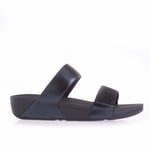 Fitflop Womenss Fit Flop Lulu Opul Slide Sandals in Navy Leather (archived) - Size UK 3