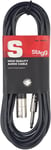 STAGG SAC3PXMDL - Câble de raccordement audio - 3 mètres - 1 x XLR mâle/1 prise jack mâle - 6,3 mm