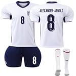 UEFA Euro 2024 Englands Hemmafotbollströja Kit Nr. 8 Arnold 26