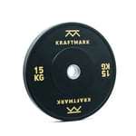 Kraftmark Internationella Viktskivor 50 mm Bumper 2.0, Viktskivor bumper 15 kg