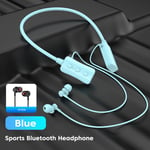 OLAF Nouveau Bluetooth 5.3 Écouteurs Casque Sans Fil Tour de Cou Sport Casque Gamer HIFI Stéréo Écouteurs Avec Micro Support TF Carte-Bleu-Type A bouchon d'oreille