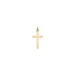 James Moore TH PN121 9ct Yellow Gold Cross Pendant Jewellery