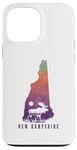 iPhone 13 Pro Max New Hampshire Moose State Map Pride Vintage Nature Lover Case