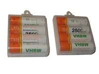 8x Batterie pour Pentax X-5 K-x 2500mAh 1,2V