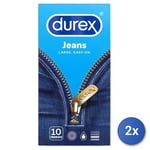 2x Durex Préservatifs 10 Jeans