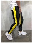 Jeans Pants High WaistAutumn Mens Sweatswear Pants Printing Side Stripe Pockets Men Vintage Sweatpants Xl Yellow