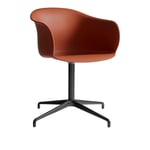 &Tradition - Elefy JH32 - Copper Brown - Black Legs - Matstolar - Jaime Hayón - Röd - Metall/Plast