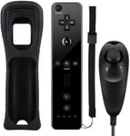 Remote Plus + Nunchuck for Wii Wii U, Svart