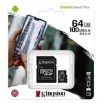 Kingston 64GB Micro SD Memory Card For Samsung Galaxy J3 Mobile Phone