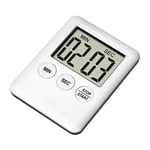 Digital Timer med Magnet - Kök Klocka Vit white