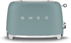 SMEG 2 Slice Toaster Emerald Green Special Edition TSF01EGMUK