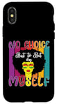 Coque pour iPhone X/XS Don't Power Get You Take It RBG Grunge Art afro américain