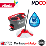 Vileda Easy Wring Clean 2in1 Turbo Microfibre Head Suitable For All Hard Floor