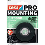 Tesa Pro UV dubbelhäftande monteringstejp, 19 mm, 1,5 meter