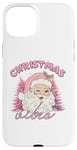 iPhone 15 Plus Santa Claus Pink Christmas Face Old Xmas Vintage Pink Santa Case