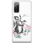 ERT GROUP Coque de téléphone Portable pour Samsung S20 FE / S20 FE 5G Original et sous Licence Officielle Disney Motif Flower Skunk 001 adapté à la Forme du téléphone Portable, Coque en TPU