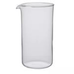 John Lewis 3 Cup Cafetiere Glass Beaker, 350ml, Clear