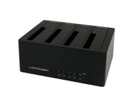 LC-Power LC-DOCK-U3-4B, Disque dur, SSD, SATA, 2.5,3.5, USB 3.0 Type-A, 5 Gbit-s, Noir