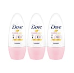 Dove Invisible Care Colors Déodorant Anti-Perspirant Roll-On 50ml Pack de 6