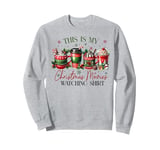 This Is My Christmas Movie Watching Shirt Coffee Latte Xmas Sweatshirt