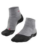 FALKE Men's TK2 Explore Short M SSO Wool Thick Anti-Blister 1 Pair Hiking Socks, Grey (Light Grey 3403), 8-9