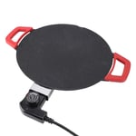 US Plug 110V 30cm Electric Grill Pan Round BBQ Griddle Concave Design AS