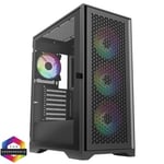 CiT Delta ARGB Tempered Glass Windowed ATX Tower Gaming Case