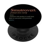 Définition de Spicy Book Lover Bookworm Smut Reader Smutrovert PopSockets PopGrip Adhésif