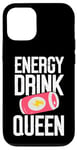 Coque pour iPhone 12/12 Pro Boisson énergisante Queen Energy Drink