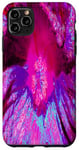 iPhone 11 Pro Max Psychedelic Purple and Magenta Hibiscus Flower Case